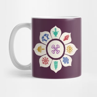 8 Auspicious Symbols Mug